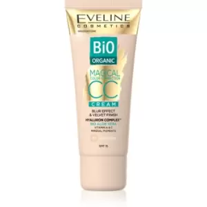 Eveline Cosmetics Magical Colour Mattifying CC Cream for Skin Imperfections SPF 15 Shade 01 Light Beige 30ml