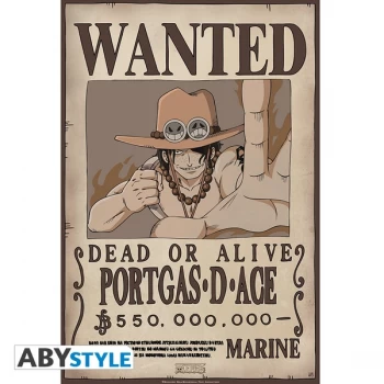 One Piece - Wanted Ace Small Poster