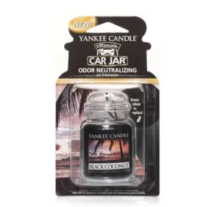 Black Coconut (Pack Of 6) Yankee Candle Ultimate Car Jar Air Freshener