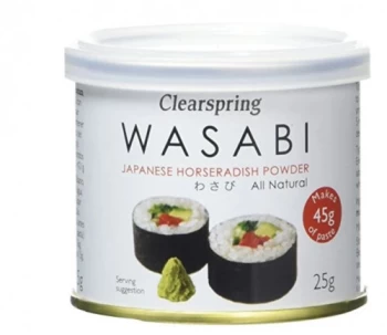 Clearspring Japanese Wasabi Powder - Tin - 25g x 6