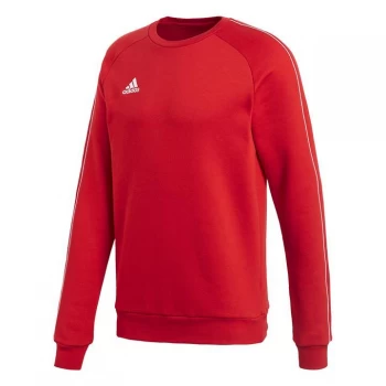 adidas Core 18 Sweatshirt Mens - Power Red / White