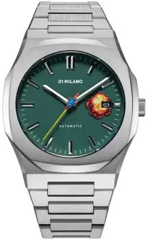 D1 Milano Watch Automatico Retro Green