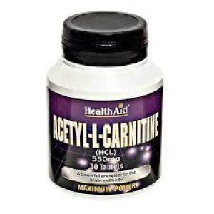 HealthAid Acetyl-L-Carnitine 550mg 30 tablet