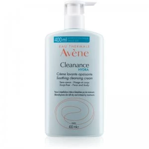 Avene Cleanance Hydra Soothing Cleansing Cream For Skin Left Dry And Irritated By Medicinal Acne Treatment 400ml