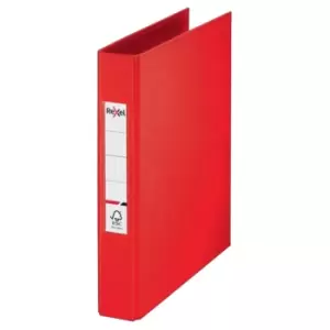 Rexel A5 Ring Binder; Red; 25mm 2 O-Ring Diameter; Choices - Outer