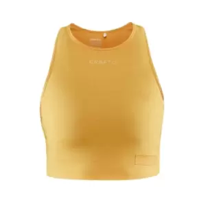 Craft Womens/Ladies Pro Hypervent Crop Top (S) (Yellow)