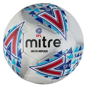 Mitre Delta EFL Replica Training Ball White/Blue/Red 5