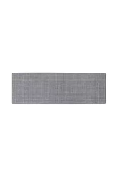 Elegance Range Indoor Machine Washable Runner Doormat 50 x 150cm Grey