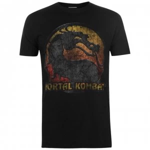 Character Mortal Kombat T Shirt Mens - Classic Logo
