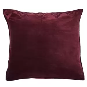 Bedeck of Belfast Aris Embroidered Square Pillowcase - Red