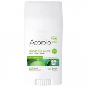Acorelle Organic Lemon & Green Mandarine Deodorant Balm 40g