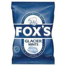 Foxs 200g Glacier Mints Wrapped Boiled Sweets Ref 0401065 0401065