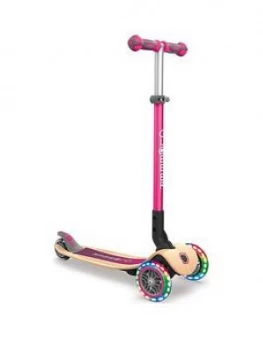 Globber Primo Foldable Wood Scooter - Pink
