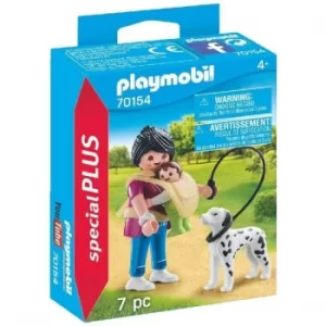 Playmobil Special Plus Mother With Baby and Dog Playset