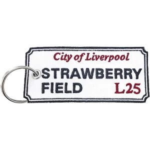 Road Sign - Strawberry Field, Liverpool Sign Keychain