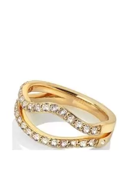 Hot Diamonds X Jac Jossa Extravagance Ring, Gold Size XL Women