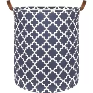 Laundry Basket with Drawstring Cover Large M&W - Purple