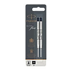 Parker Ballpoint Pen Refill 1950372 Black Pack 2