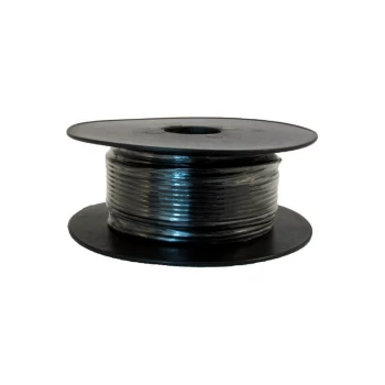 1 Core Thin Wall Cable - 1 x 28/0.3mm - Black - 50m - 30030 - Connect