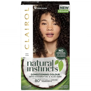 Clairol Natural Instincts Hair Dye 4RV Dark Burgundy