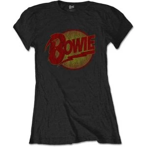 David Bowie - Diamond Dogs Vintage Womens XX-Large T-Shirt - Black