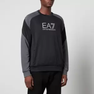 EA7 Colour-Block Jersey Sweatshirt - S