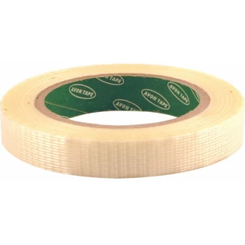 Avon Cross Weave Clear Polypropylene Filament Tape - 38MM X 50M