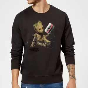 Guardians Of The Galaxy Groot Tape Christmas Jumper - Black - 3XL