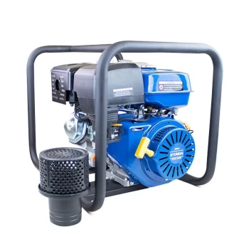 Hyundai 389cc 13hp Professional Petrol Water Pump - 4"/100mm Outlet HY100