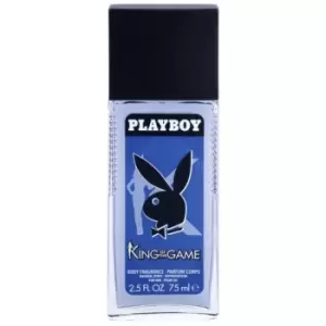 Playboy King Of The Game deodorant with atomiser for men 75ml