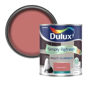 Dulux Simply Refresh Multi Surface Coral Charm Eggshell Paint 750ml