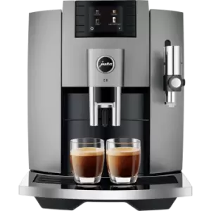 Jura E8 15498 WiFi Connected Bean to Cup Coffee Machine - Dark Inox