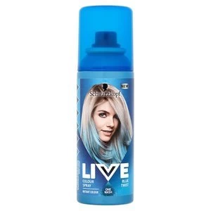 Live Colour Spray Blue Twist 120ml Blue