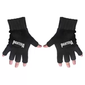 Pantera - Logo Unisex Fingerless Gloves - Black