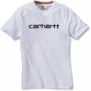 Carhartt Force Cotton Delmont Graphic T-Shirt, white, Size L, white, Size L