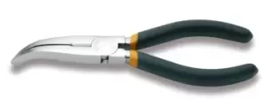 Beta Tools 1164 Long Bent Knurled Flat Nose Pliers Slip-Proof 200mm 011640010