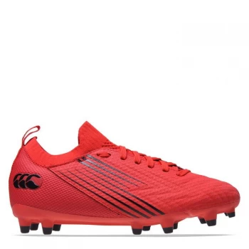 Canterbury Speed Pro FG Rugby Boots - Red/Black