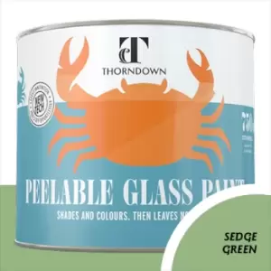 Thorndown Sedge Green Peelable Glass Paint 150ml - Opaque