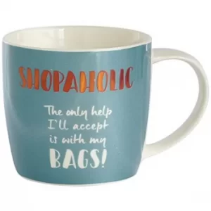 Arora Ultimate Gift for Girls 8708 Shopaholic Mug in a Box, Ceramic