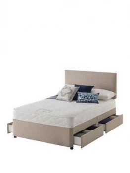 Layezee Made By Silentnight Layezee Fenner Bonnel Memory Divan Bed With Storage Options