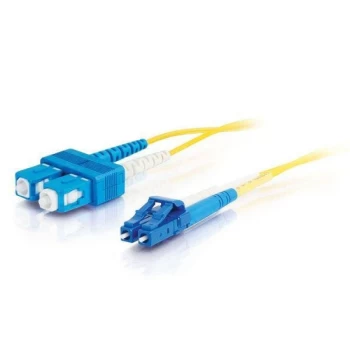 C2g Lc-st 9/125 Os1 Duplex Singlemode Pvc Fiber Optic Cable (lszh) - P