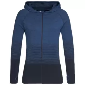 Stedman Womens/Ladies Active Seamless Raglan Jacket (S) (Blue Transition)