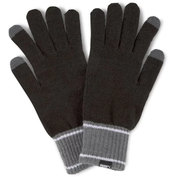 Puma - Knit Gloves (Pair) - Small - Black/Gray Heather