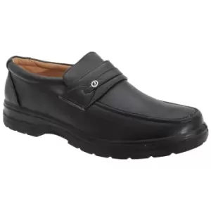 Smart Uns Mens Apron Saddle Casual Shoes (10 UK) (Black)