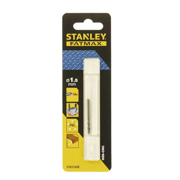 Stanley Fatmax Bullet Metal Drill Bit 1.5mm - STA51008-QZ