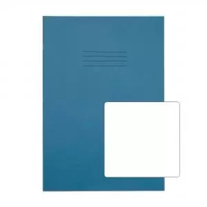 RHINO A4 Exercise Book 32 Pages 16 Leaf Light Blue Plain VDU014-84-2