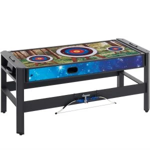 Mightymast Leisure 6ft Pentagon 5-in-1 Multi Games Table