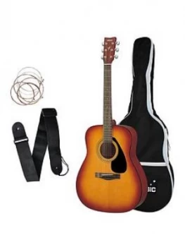 Yamaha F310 Tobacco Sunburst Acoustic Guitar With Bag, Strings, Strap And Online Lessons