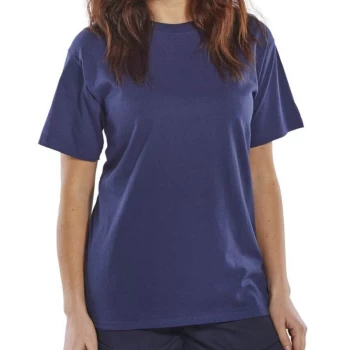 Click Heavy Weight Tee Shirt Navy Blue - Size XL