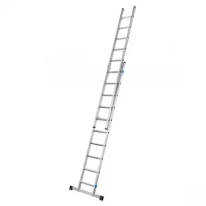 Zarges 44824 Double Extension Ladder with Stabiliser Bar 2-Part D-...